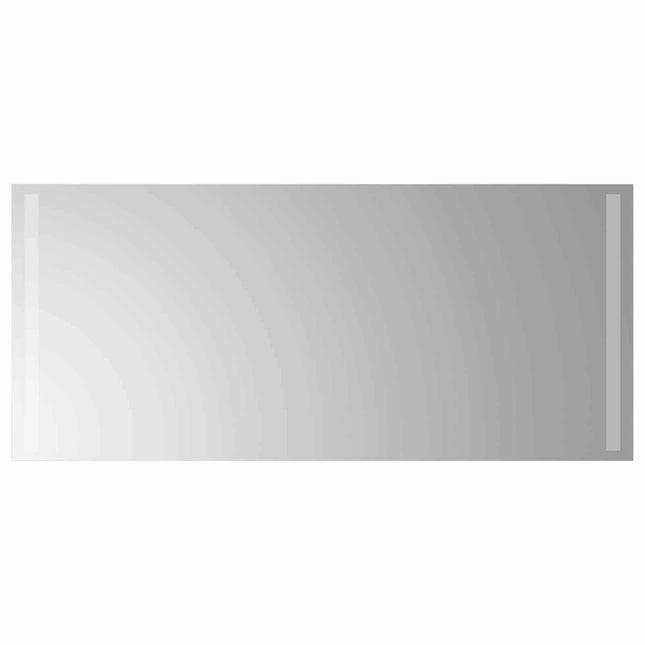 LED badeværelsesspejl Transparent 90 x 40 cm hærdet glas