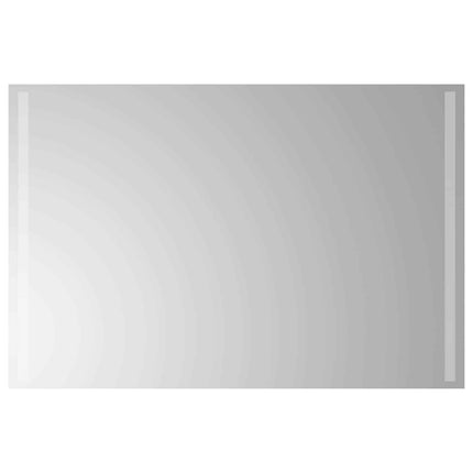 LED badeværelsesspejl Transparent 90 x 60 cm hærdet glas