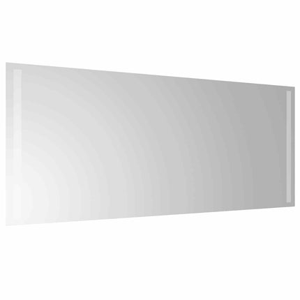LED badeværelsesspejl Transparent 100 x 40 cm hærdet glas