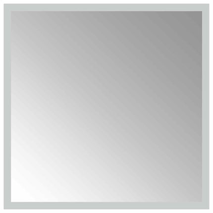 LED badeværelsesspejl Transparent 40 x 40 cm hærdet glas