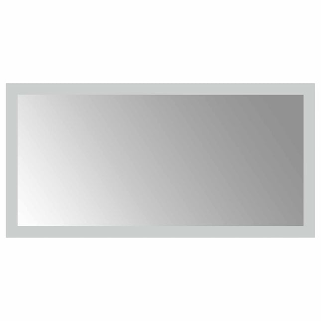 LED badeværelsesspejl Transparent 40 x 20 cm hærdet glas