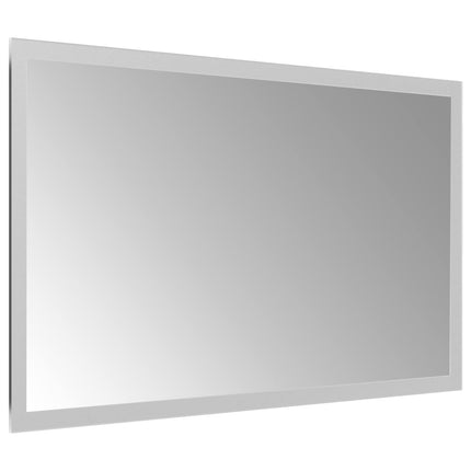 LED badeværelsesspejl Transparent 50 x 30 cm hærdet glas