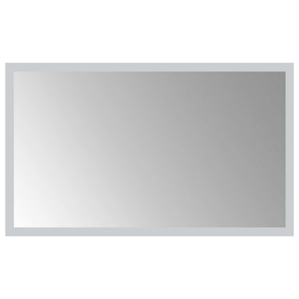 LED badeværelsesspejl Transparent 50 x 30 cm hærdet glas