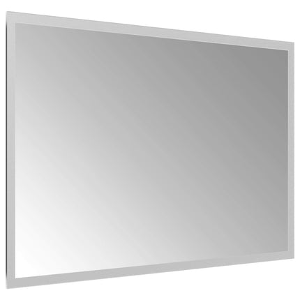 LED badeværelsesspejl Transparent 60 x 40 cm hærdet glas