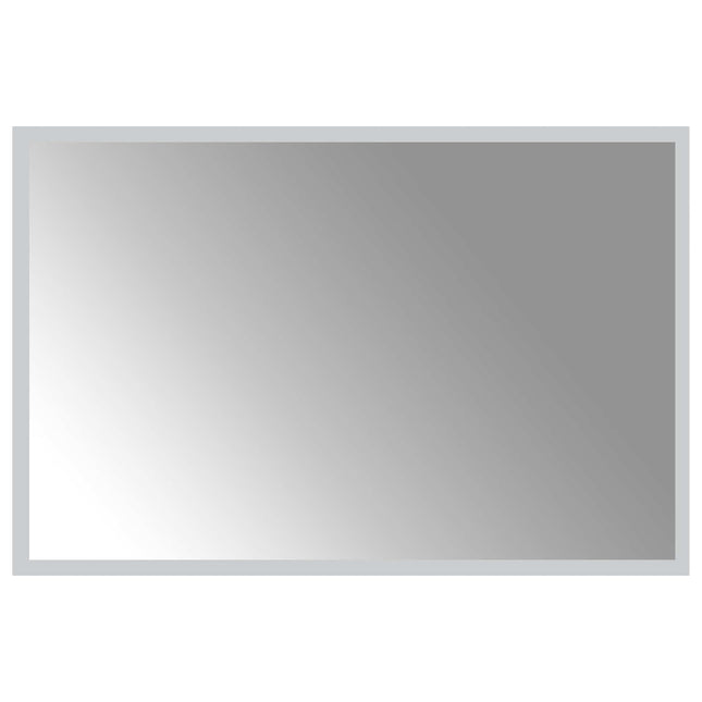 LED badeværelsesspejl Transparent 60 x 40 cm hærdet glas