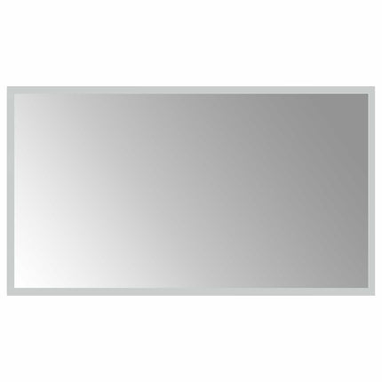 LED badeværelsesspejl Transparent 70 x 40 cm hærdet glas
