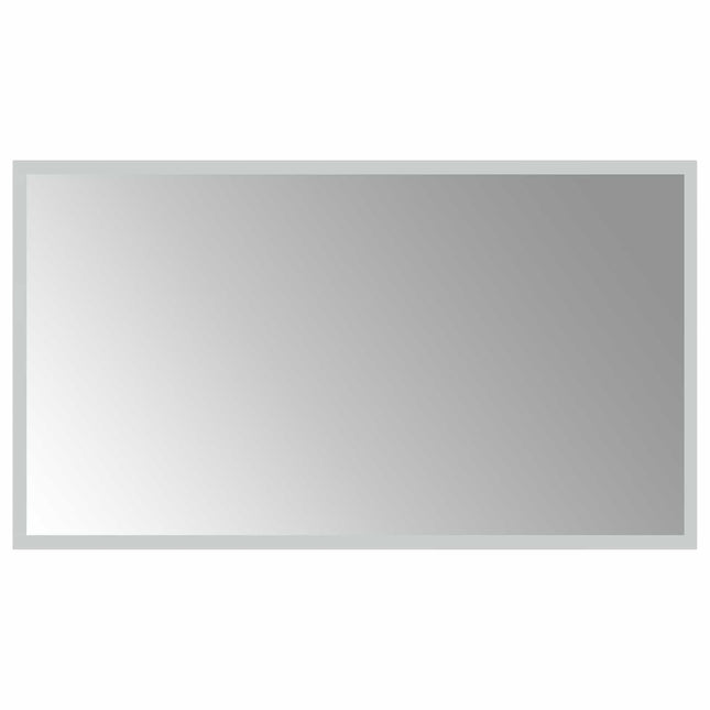 LED badeværelsesspejl Transparent 70 x 40 cm hærdet glas