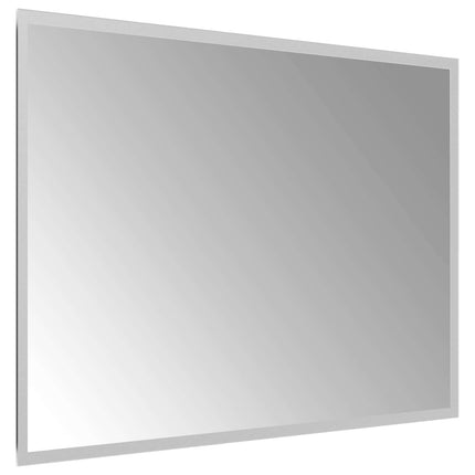 LED badeværelsesspejl Transparent 70 x 50 cm hærdet glas