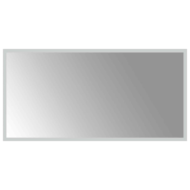 LED badeværelsesspejl Transparent 80 x 40 cm hærdet glas