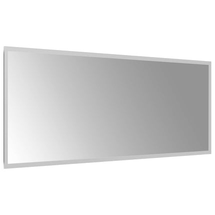 LED badeværelsesspejl Transparent 100 x 40 cm hærdet glas