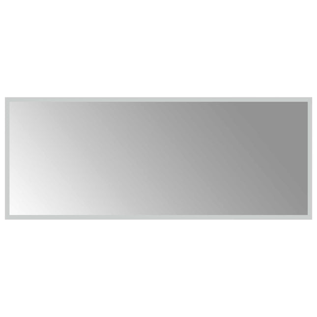 LED badeværelsesspejl Transparent 100 x 40 cm hærdet glas