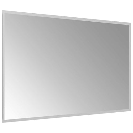 LED badeværelsesspejl Transparent 100 x 60 cm hærdet glas