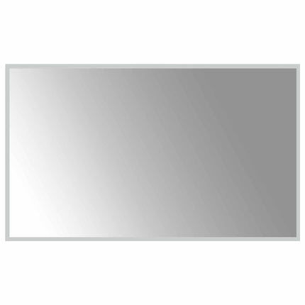 LED badeværelsesspejl Transparent 100 x 60 cm hærdet glas