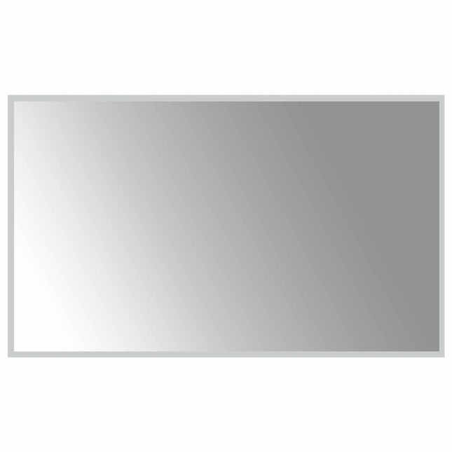 LED badeværelsesspejl Transparent 100 x 60 cm hærdet glas