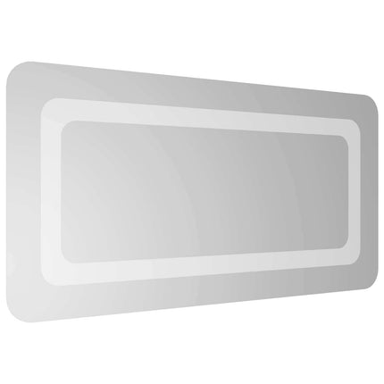 LED badeværelsesspejl Transparent 60 x 30 cm hærdet glas