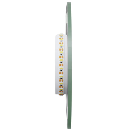 LED badeværelsesspejl Transparent 40 x 15 cm hærdet glas