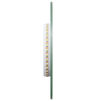 LED badeværelsesspejl Transparent 50 x 20 cm hærdet glas