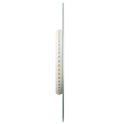 LED badeværelsesspejl Transparent 60 x 25 cm hærdet glas