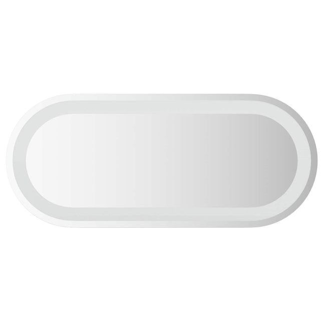 LED badeværelsesspejl Transparent 70 x 30 cm hærdet glas
