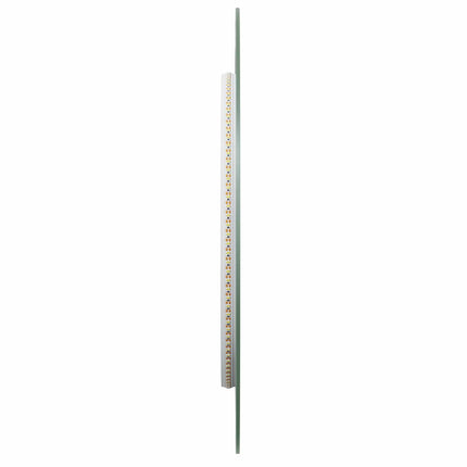 LED badeværelsesspejl Transparent 100 x 45 cm hærdet glas