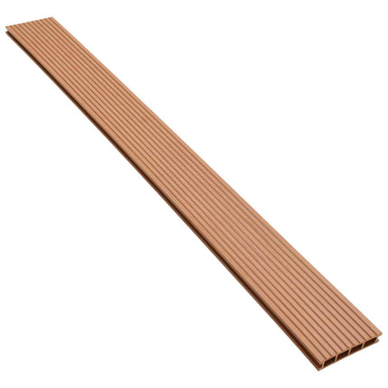 Dækbræt 60 pcs Brun WPC