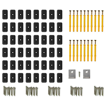 Dækbræt 78 pcs Teaktræ WPC