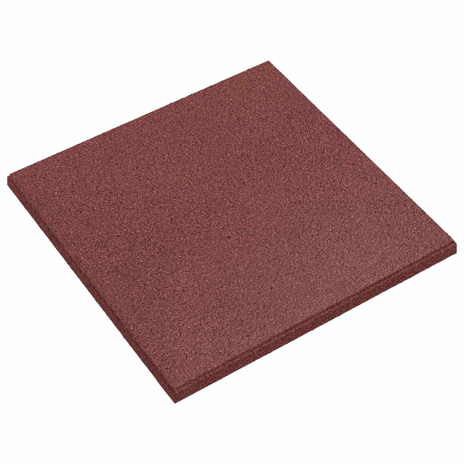 Faldbeskyttelsesfliser 18 pcs Rød 50 x 50 cm Gummi