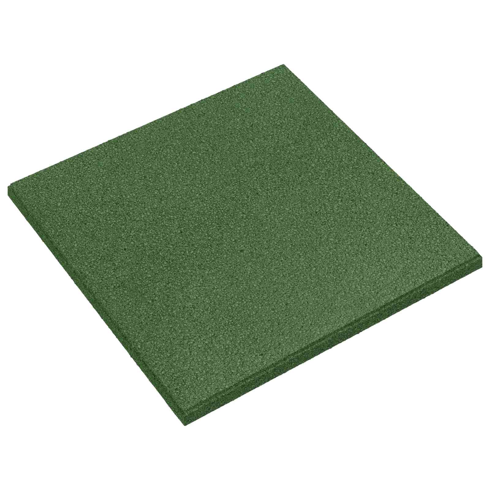 Faldbeskyttelsesfliser 18 pcs Grøn 50 x 50 cm Gummi