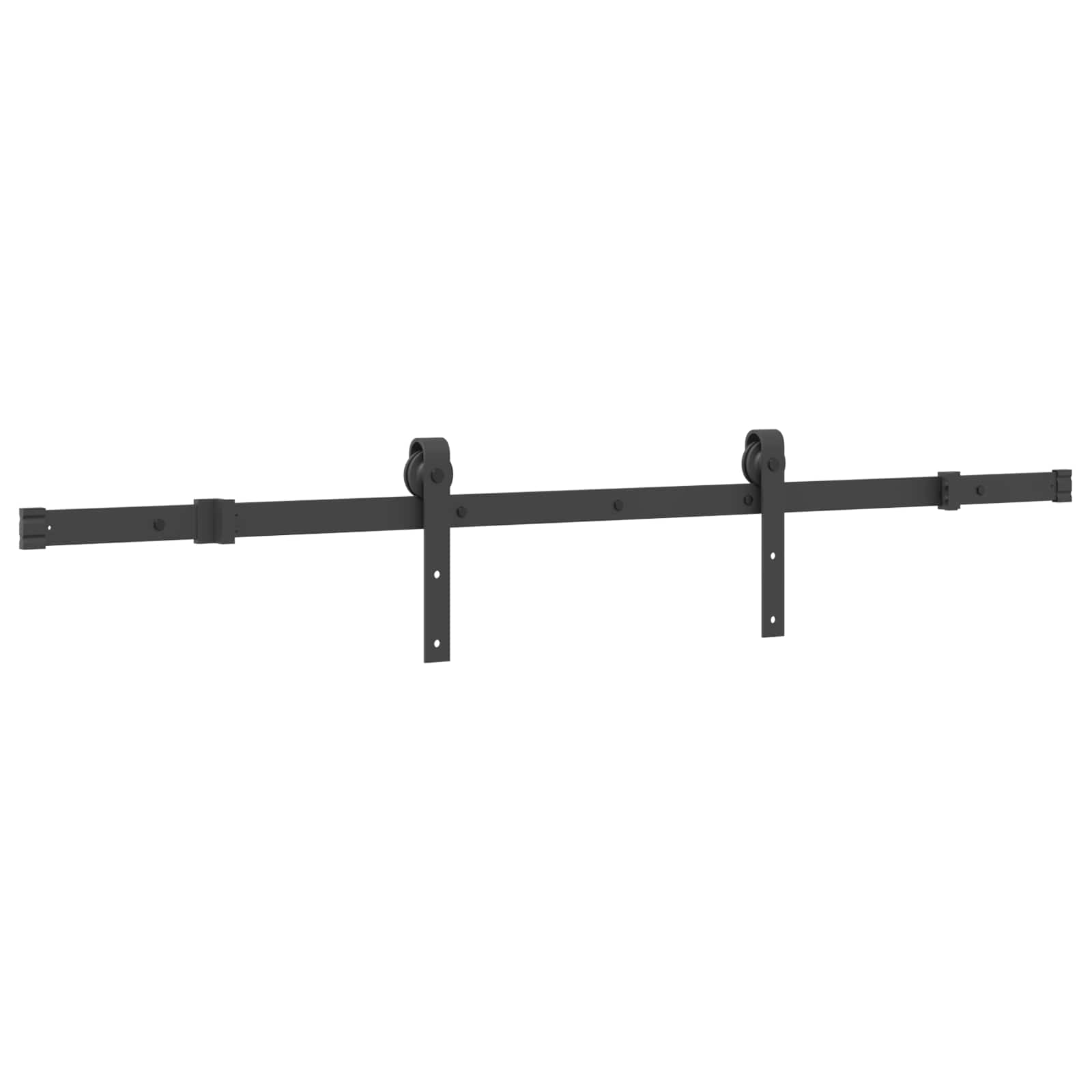 Skydedør NARVIK Naturfarvet og sort 70 x 210 cm (152,5 cm)