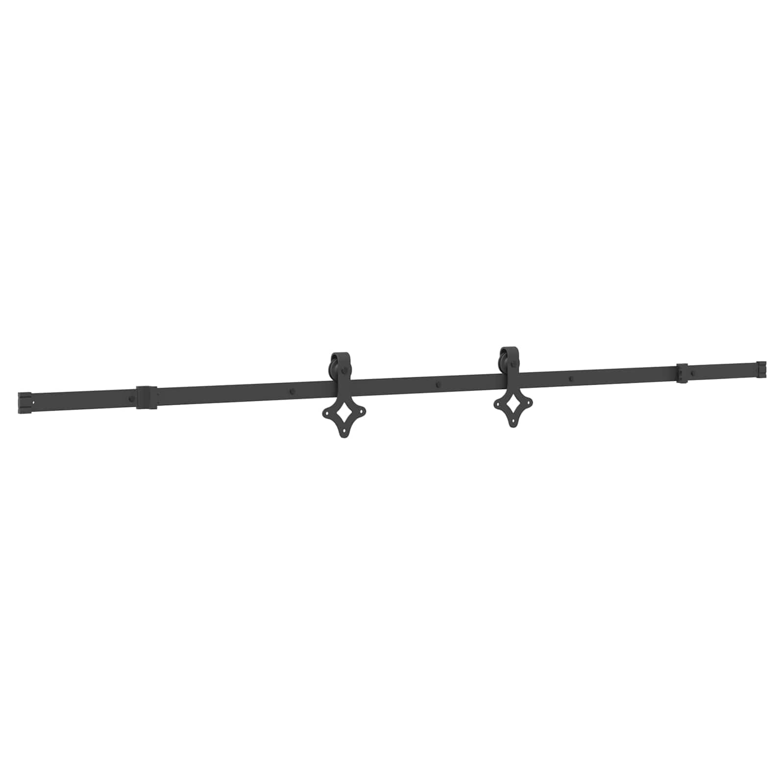 Skydedør NARVIK Naturfarvet og sort 70 x 210 cm (213,5 cm)