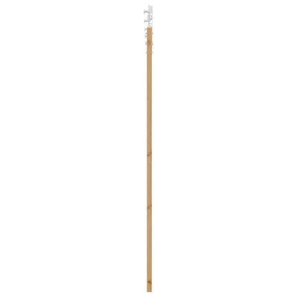 Skydedør 61 x 198,5 cm Massivt fyrretræ Natur og hvid