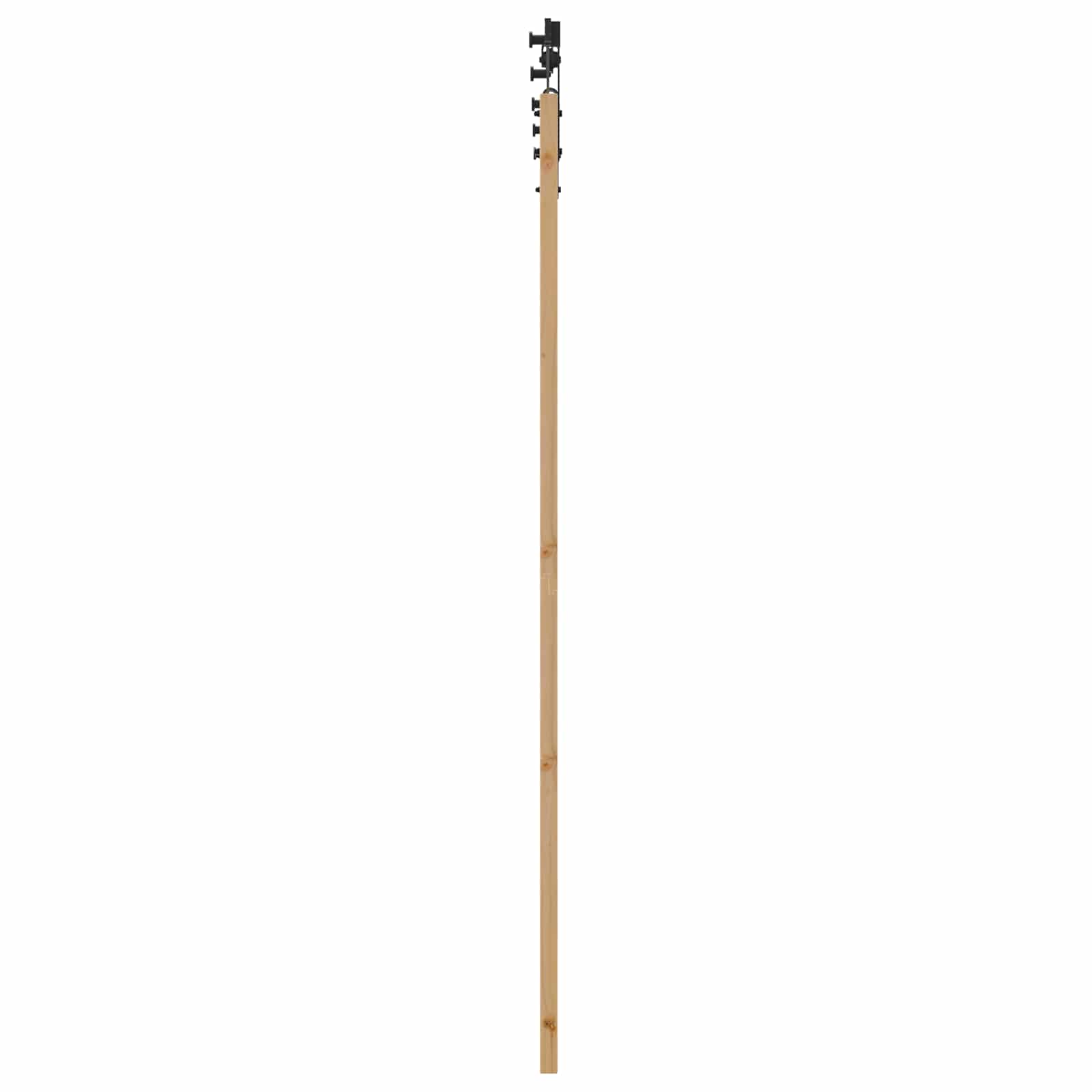Skydedør Naturfarvet 83 x 211 cm Massivt fyrretræ