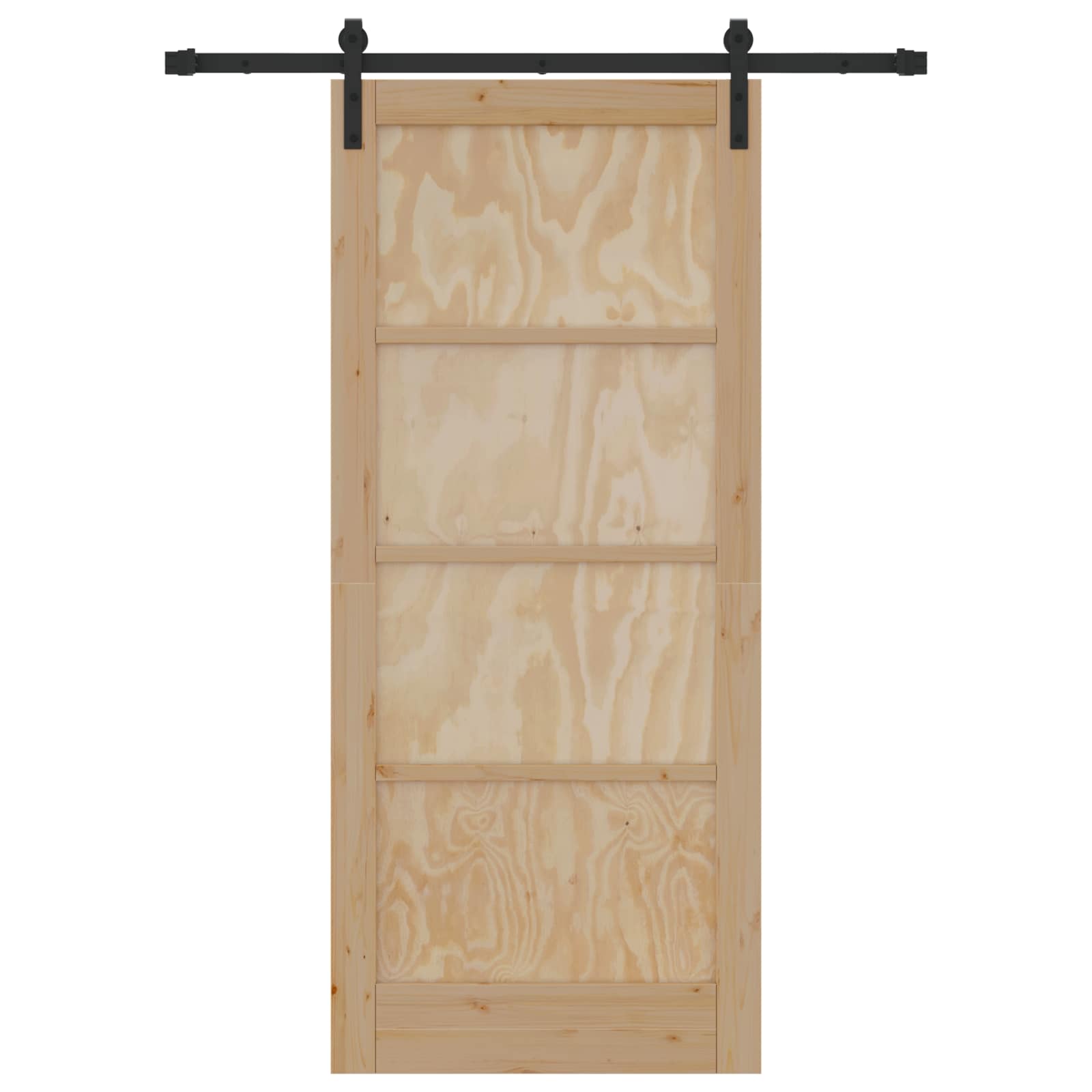 Skydedør Naturfarvet 86 x 198,5 cm Massivt fyrretræ