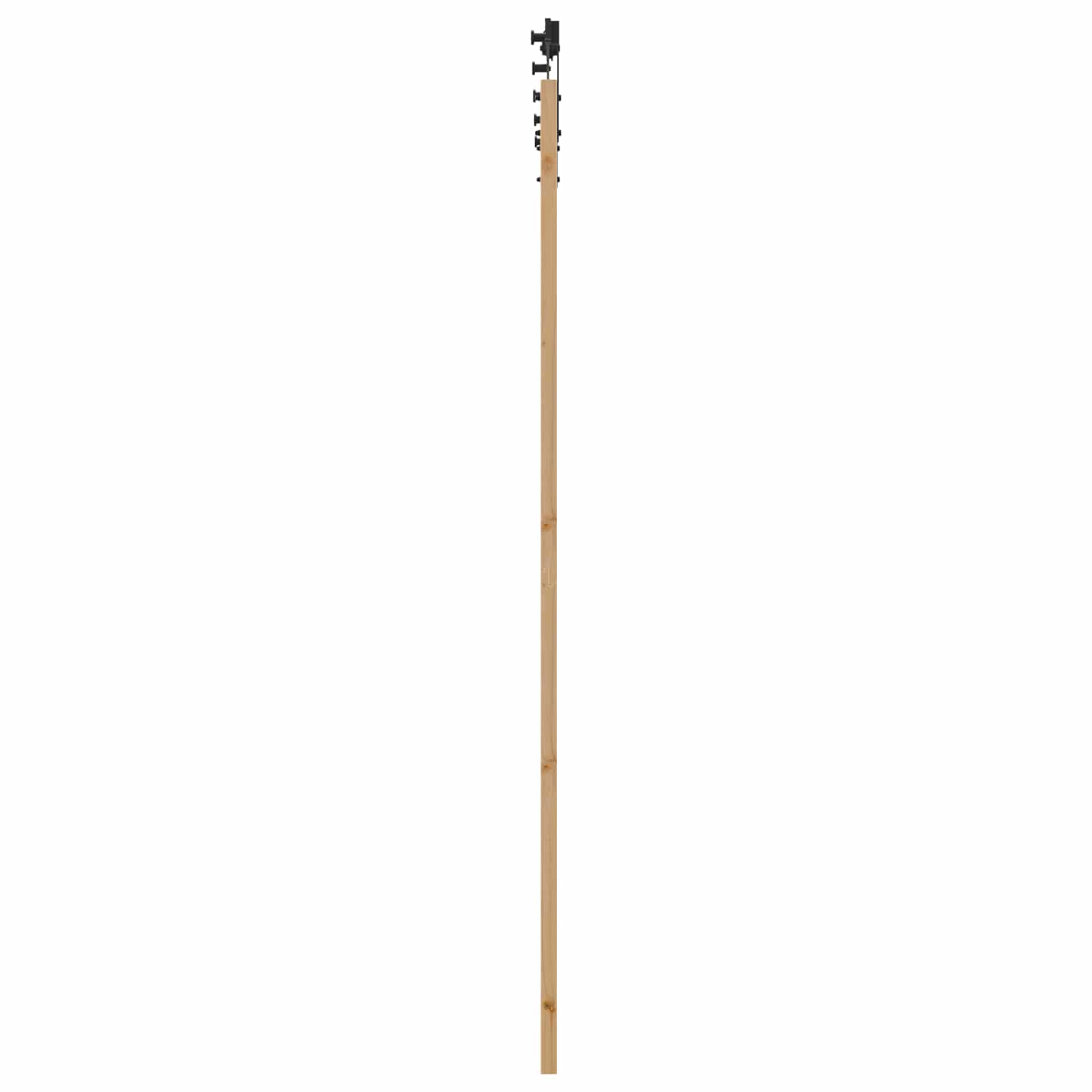 Skydedør Naturfarvet 83 x 232 cm Massivt fyrretræ