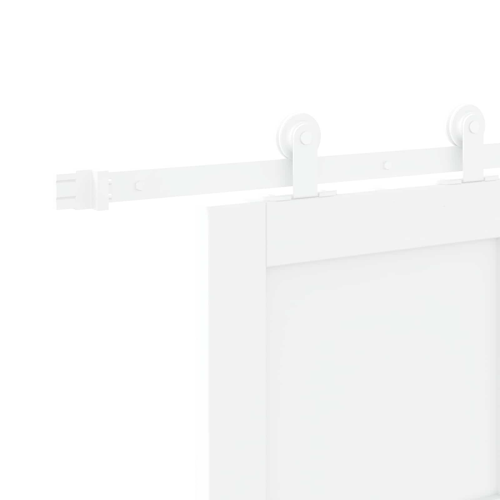 Skydedør Hvid 83 x 202 cm Massivt fyrretræ
