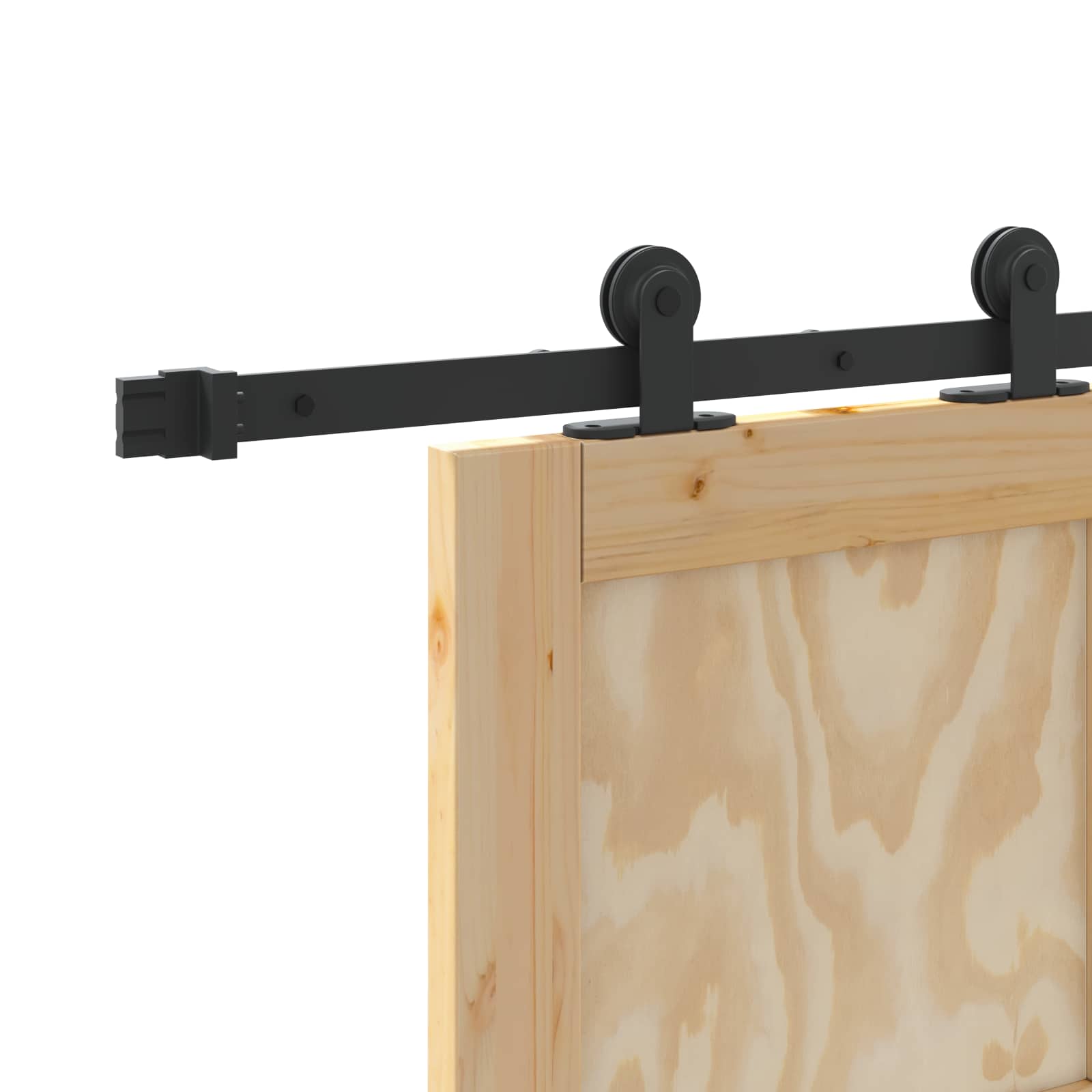 Skydedør ORKDAL Naturfarvet 73,5 x 211 cm Massivt fyrretræ