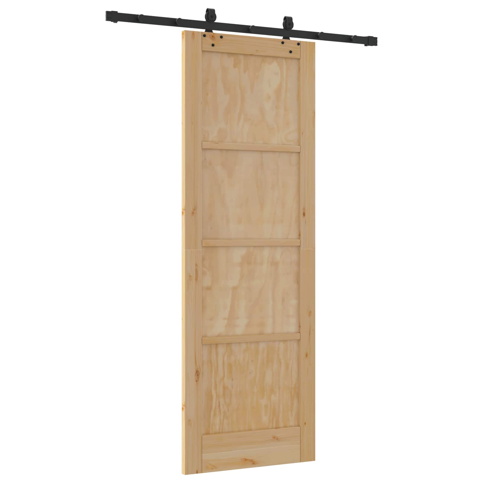 Skydedør ORKDAL Naturfarvet 73,5 x 211 cm Massivt fyrretræ