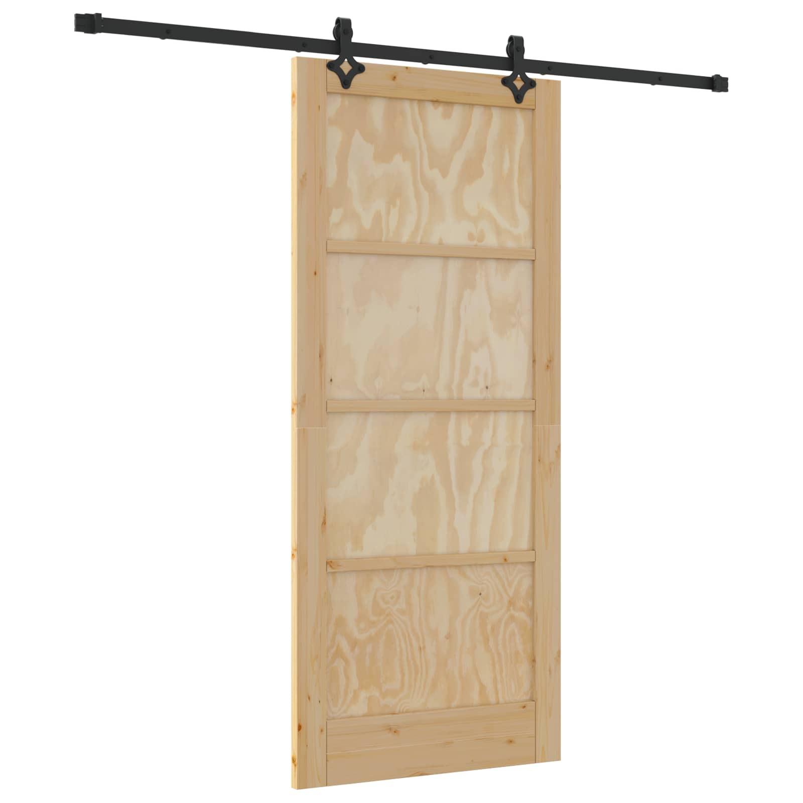 Skydedør ORKDAL Naturfarvet 86 x 198,5 cm Massivt fyrretræ