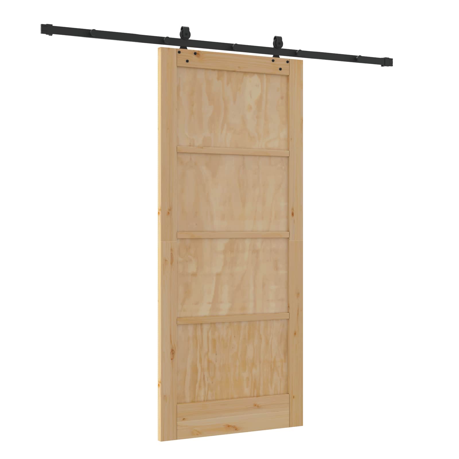 Skydedør ORKDAL Naturfarvet 86 x 198,5 cm Massivt fyrretræ