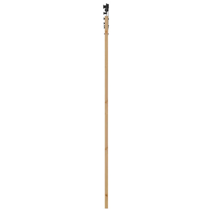 Skydedør ORKDAL Naturfarvet og sort 83 x 232 cm