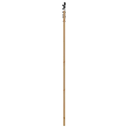 Skydedør ORKDAL Naturfarvet og sort 83 x 232 cm