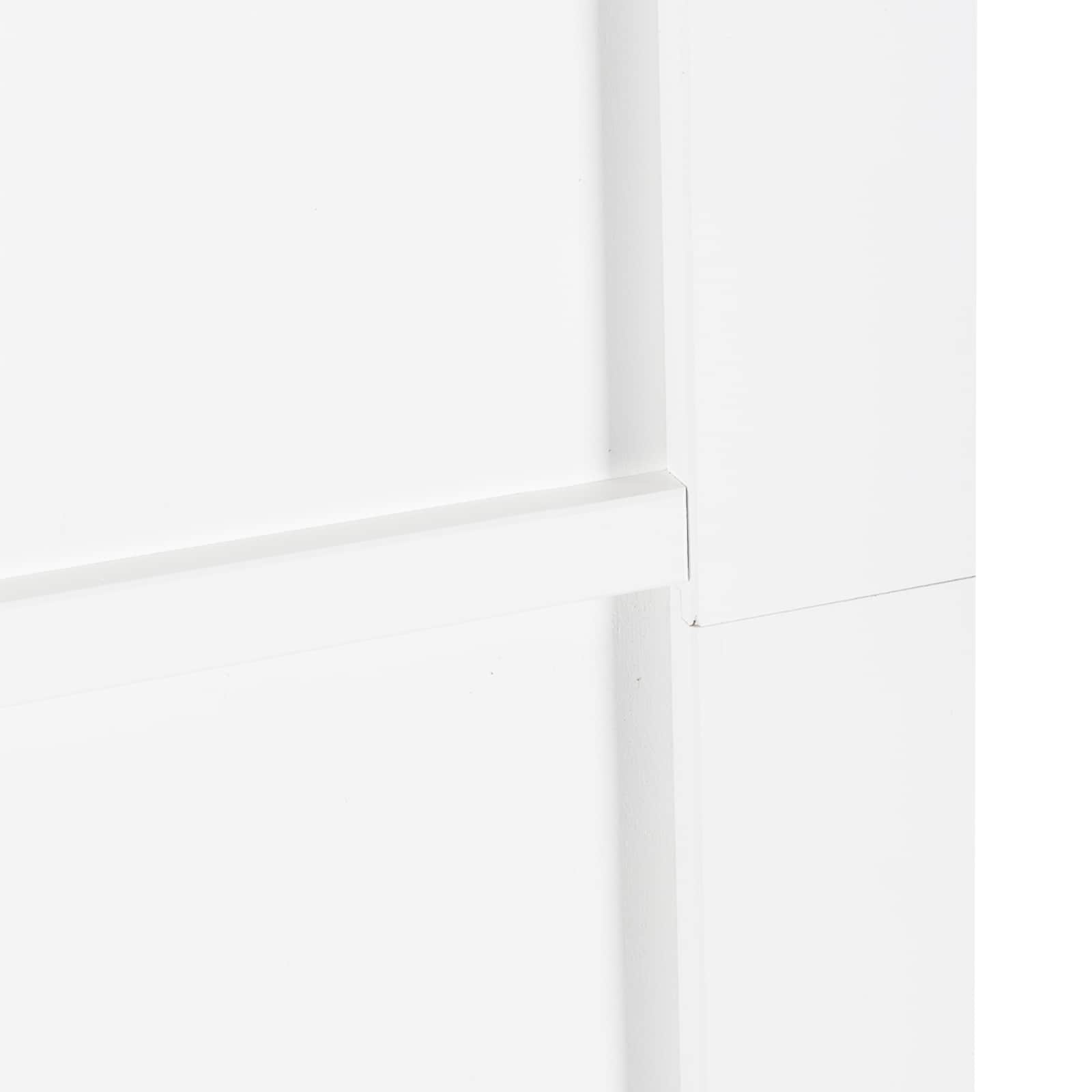 Skydedør ORKDAL Hvid 83 x 232 cm Massivt fyrretræ
