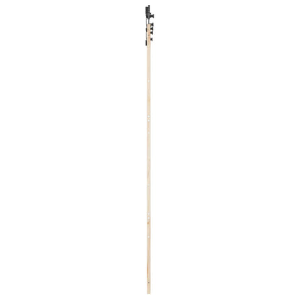 Skydedør Naturfarvet 100 x 208 cm Massivt fyrretræ