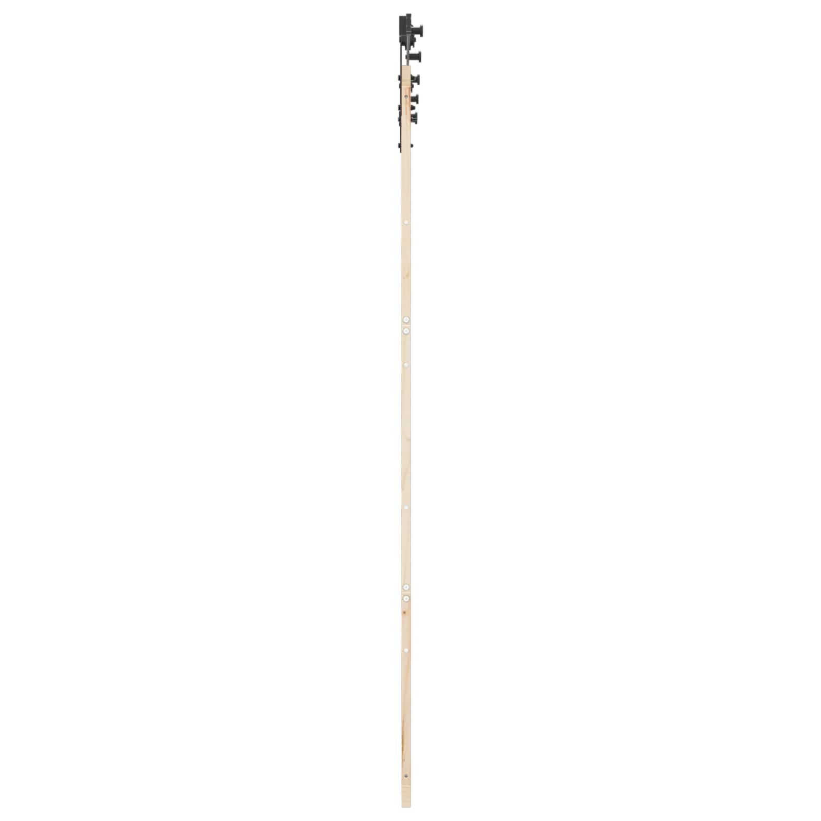 Skydedør Naturfarvet 80 x 208 cm Massivt fyrretræ