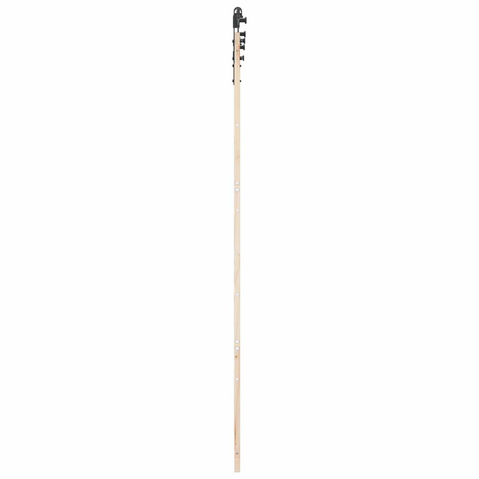 Skydedør Naturfarvet 90 x 208 cm Massivt fyrretræ