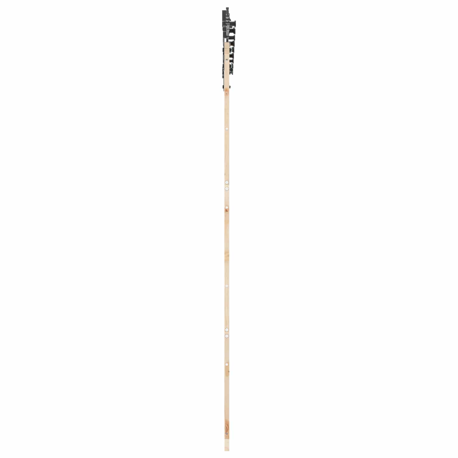 Skydedør Naturfarvet 100 x 208 cm Massivt fyrretræ