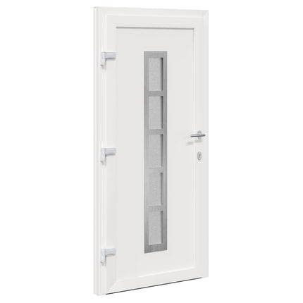 Hoveddør 98 x 200 cm PVC Hvid