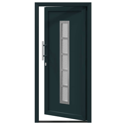 Hoveddør 98 x 208 cm PVC Antracit