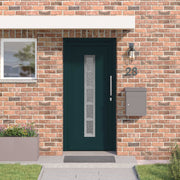 Hoveddør Antracit 88 x 200 cm PVC