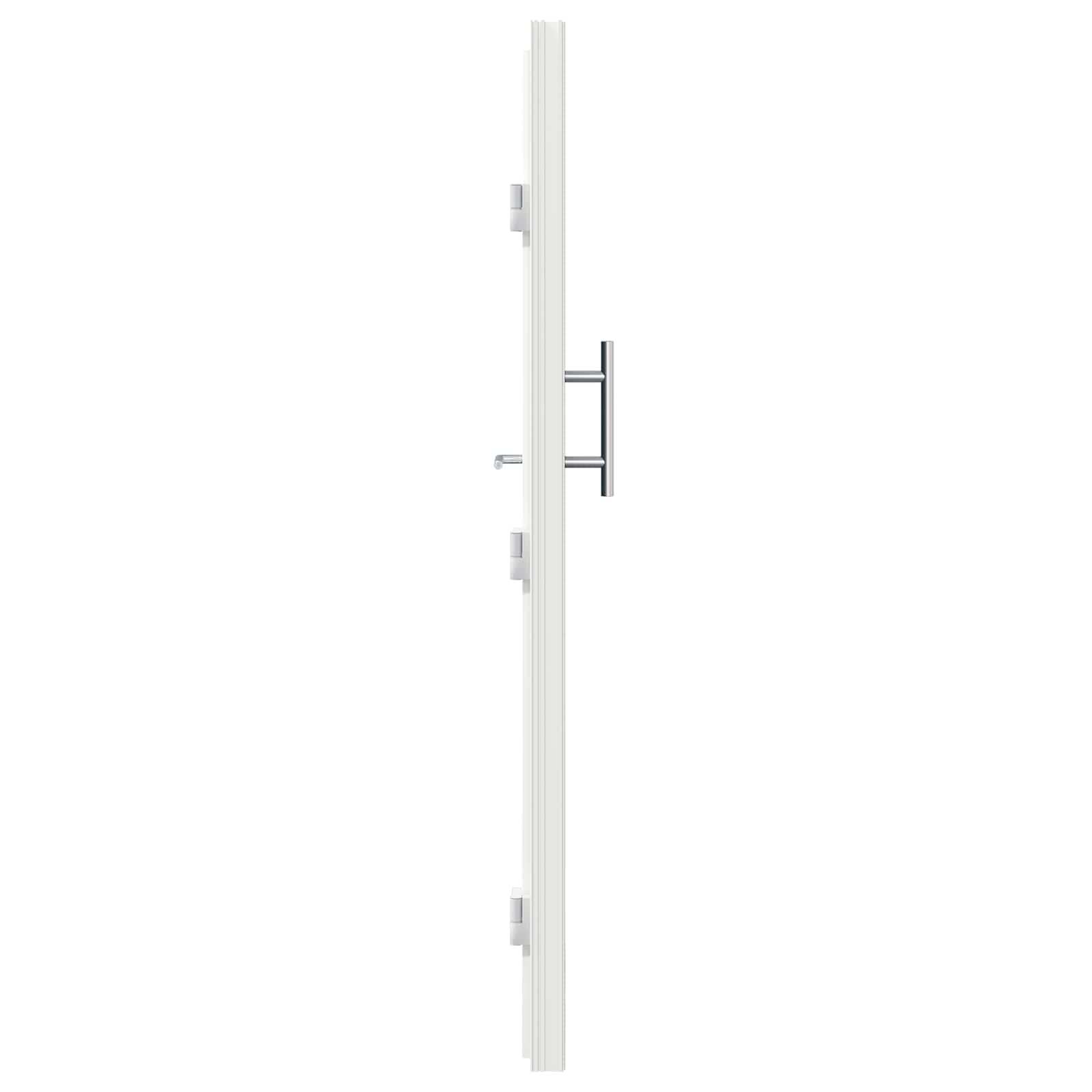 Hoveddør Antracit 88 x 200 cm PVC